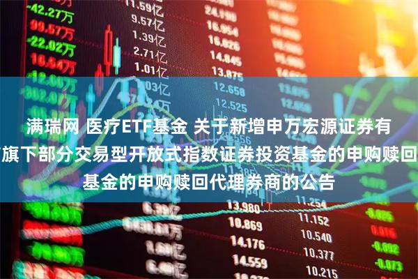 满瑞网 医疗ETF基金 关于新增申万宏源证券有限公司等为建信旗下部分交易型开放式指数证券投资基金的申购赎回代理券商的公告